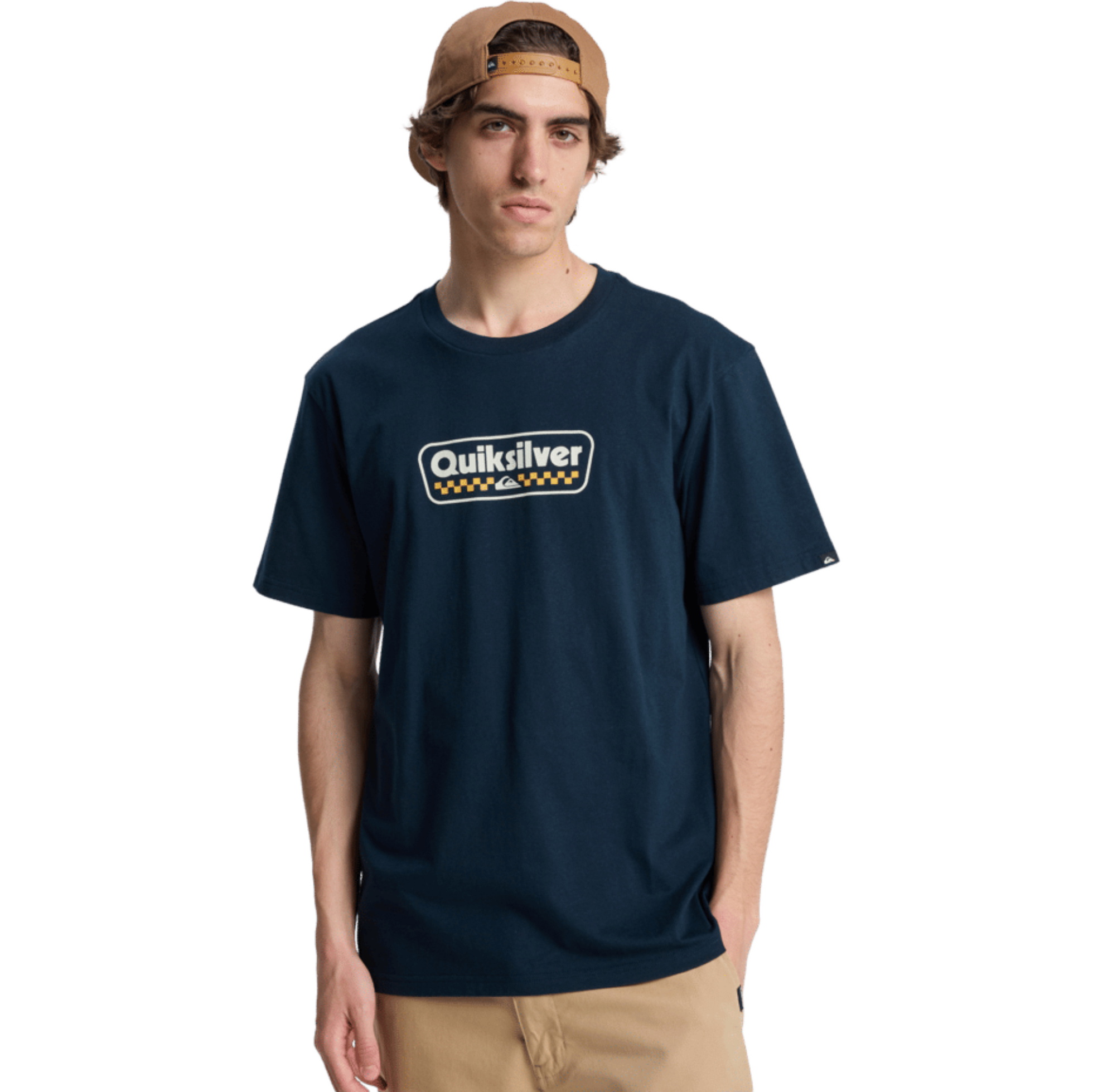 2026 Quiksilver Da Uomo Maglietta A Maniche Corte EV Starting Grid EQYZT08288 - Dark Navy